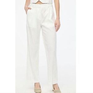 NWT J. Crew Seaside Cargo Linen Pants Size 0